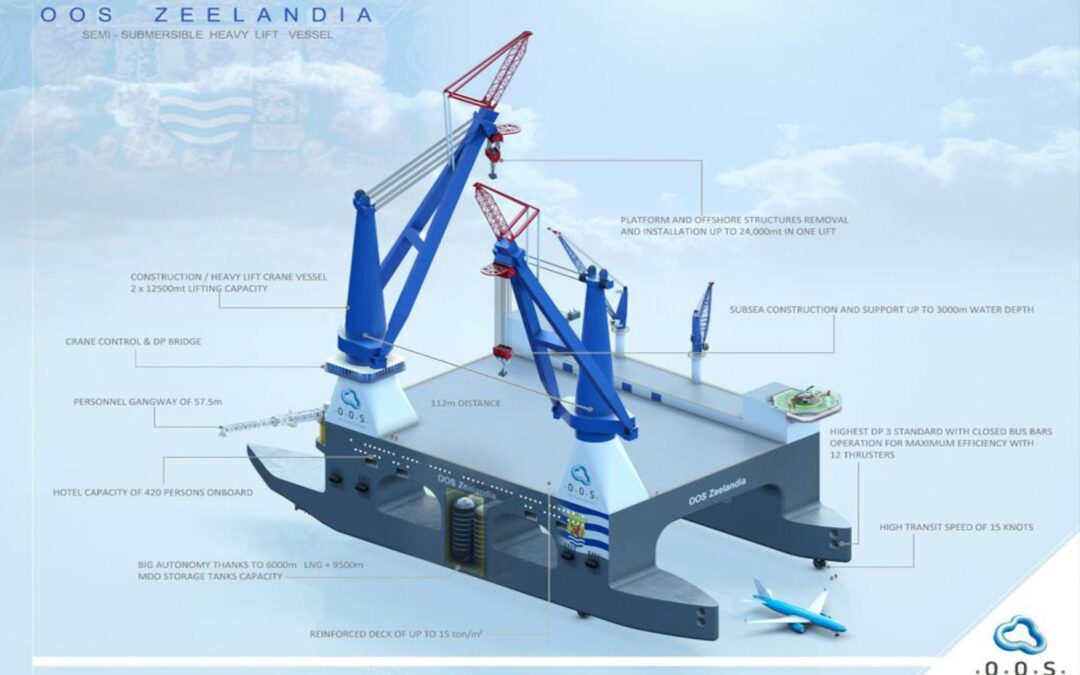 OOS International signs MOU with CMIH for the largest Crane Vessel (SSCV) in the world: the OOS Zeelandia