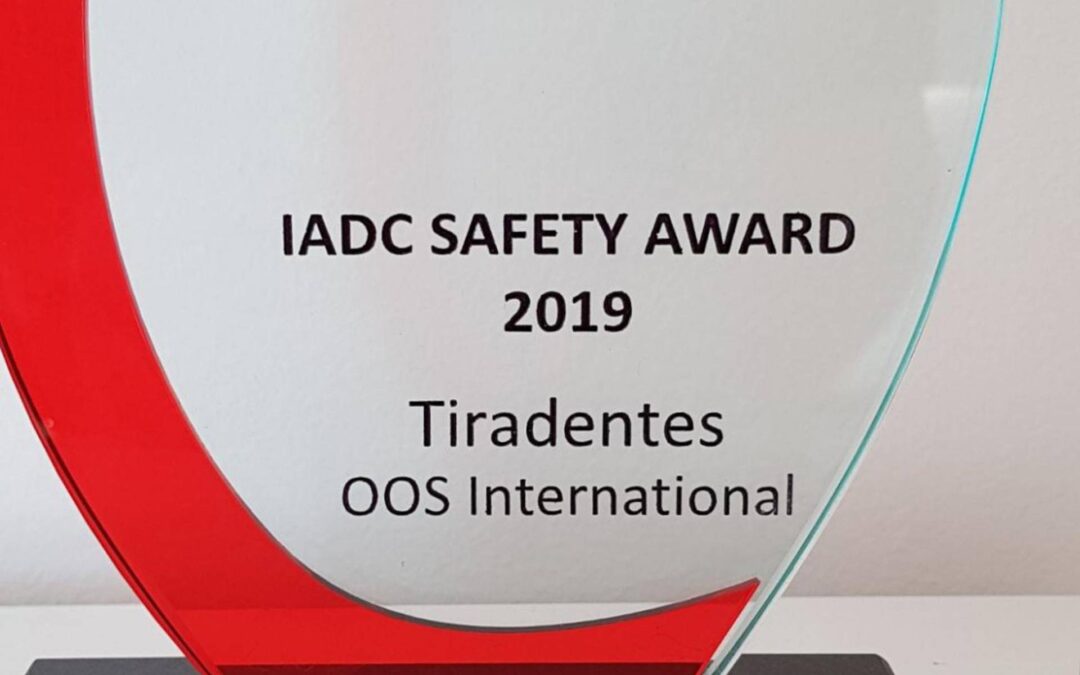 Award for completing another year without a Lost Time Incident